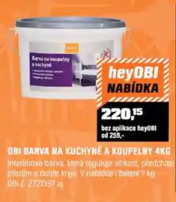 OBI OBI Barva na kuchyně a koupelny nabídka