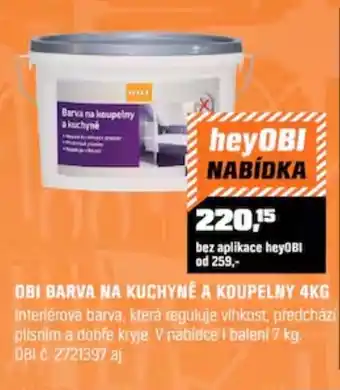 OBI Barva na kuchyně a koupelny