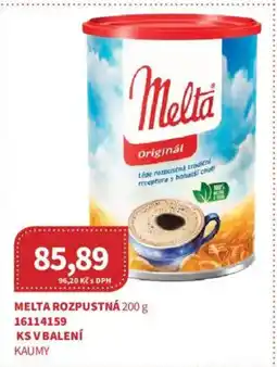 Kubík potraviny Melta rozpustná nabídka