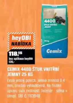 OBI CEMIX 4400 štuk vnitřní jemný nabídka
