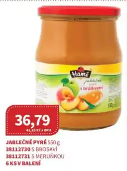 Kubík potraviny Hamé Jablečné pyré nabídka
