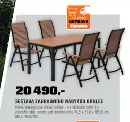 OBI Sestava zahradního nábytku bonlee nabídka