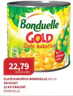 Kubík potraviny Zlatá kukuřice Bonduelle nabídka