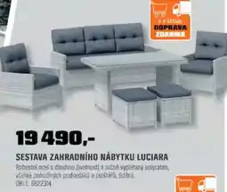 OBI Sestava zahradního nábytku luciara nabídka