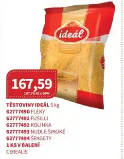 Kubík potraviny Těstoviny Ideál nabídka