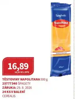 Kubík potraviny Těstoviny Napolitana nabídka