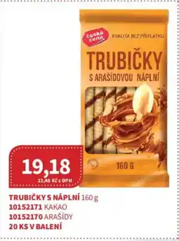 Kubík potraviny Trubičky s náplní nabídka