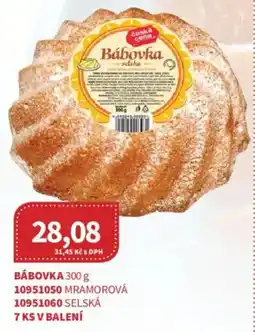 Kubík potraviny Bábovka nabídka