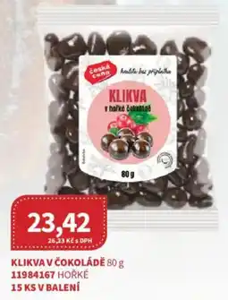 Kubík potraviny Klikva v čokoládě nabídka
