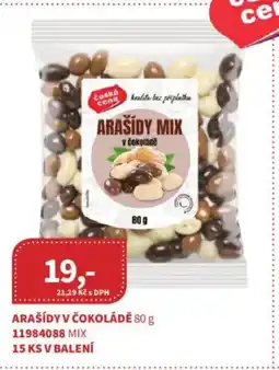 Kubík potraviny Arašídy v čokoládě nabídka