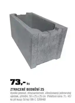 OBI Ztracené bednění 25 nabídka