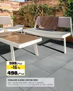 OBI Terasová dlažba station iron nabídka