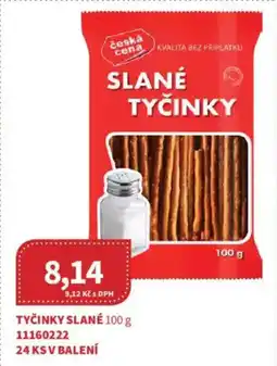 Kubík potraviny Tyčinky slané nabídka