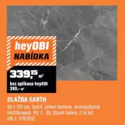 OBI Dlažba earth nabídka