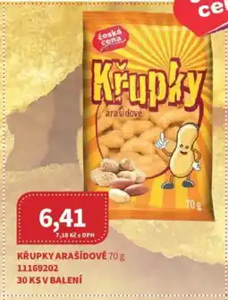 Kubík potraviny Křupky arašídové nabídka