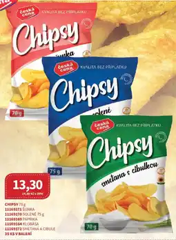 Kubík potraviny Chipsy nabídka