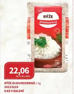 Kubík potraviny Rýže dlouhozrnná nabídka