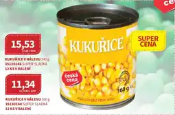 Kubík potraviny Kukuřice v nálevu nabídka