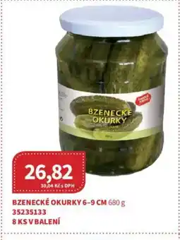 Kubík potraviny Bzenecké okurky 6-9 cm nabídka