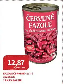 Kubík potraviny Fazole červené nabídka