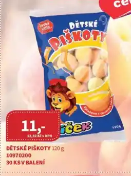 Kubík potraviny Dětské piškoty nabídka