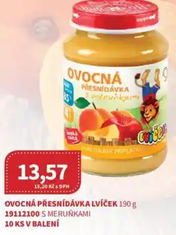 Kubík potraviny Ovocná přesnídávka lvíček nabídka