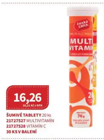 Kubík potraviny Šumivé tablety nabídka