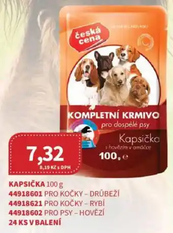 Kubík potraviny Kapsička nabídka