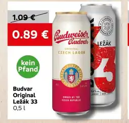 VELTA Free Shop Budvar original ležák 33 nabídka
