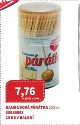 Kubík potraviny Bambusová párátka nabídka