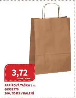 Kubík potraviny Papírová taška nabídka