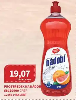 Kubík potraviny Prostředek na nádobi nabídka