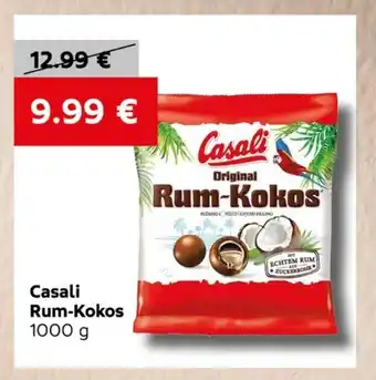 VELTA Free Shop CASALI Rum-kokos nabídka