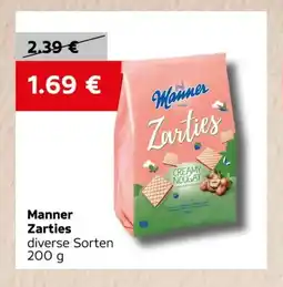 VELTA Free Shop MANNER Zarties nabídka