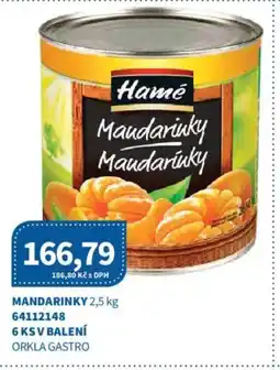 Kubík potraviny Hamé Mandarinky nabídka