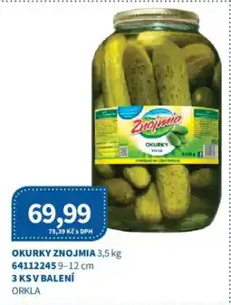 Kubík potraviny Okurky znojmia nabídka