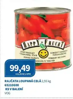 Kubík potraviny Rajčata loupaná celá nabídka