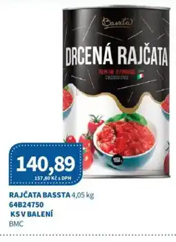 Kubík potraviny Rajčata Bassta nabídka