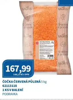 Kubík potraviny Čočka červená půlená nabídka