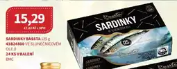 Kubík potraviny Sardinky Bassta nabídka