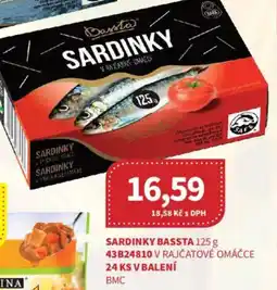 Kubík potraviny Sardinky Bassta nabídka
