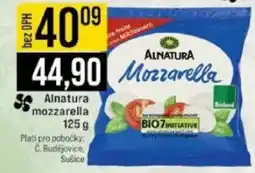 Jip Alnatura mozzarella nabídka