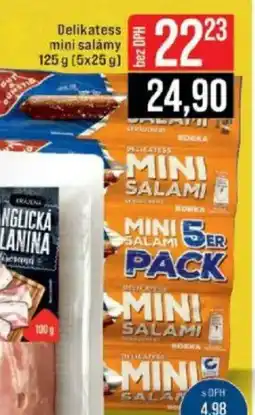Jip Delikatess mini salámy nabídka
