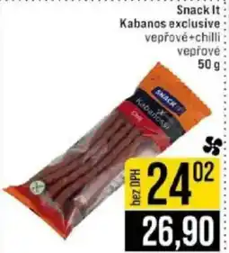 Jip Snack It Kabanos exclusive nabídka