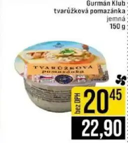 Jip Gurmán Klub tvarůžková pomazánka nabídka