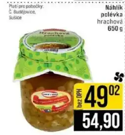 Jip Náhlík polévka hrachová nabídka