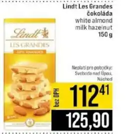 Jip Lindt Les Grandes čokoláda nabídka