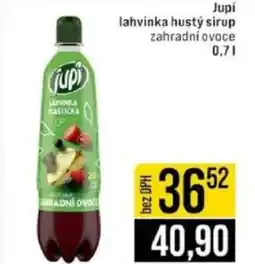 Jip Jupi lahvinka hustý sirup nabídka