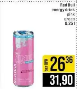 Jip Red Bull energy drink nabídka