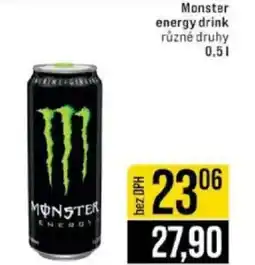 Jip Monster energy drink nabídka